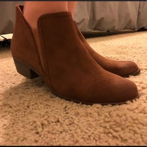 brown ankle booties